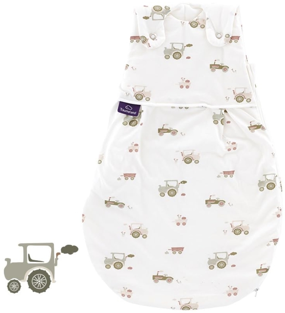 Träumeland Außenschlafsack LIEBMICH Little Farm grün Größe 56/62 Bild 1