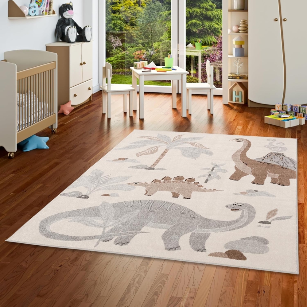 Pergamon Kinderteppich Kinder Teppich Softstar Kids Dinowelt, Rechteckig, Höhe: 11 mm Bild 1