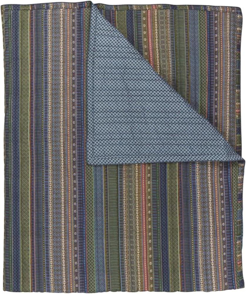 PiP Studio Wohndecke Ribbon Quilt blaugrün | 220x260 cm Bild 1