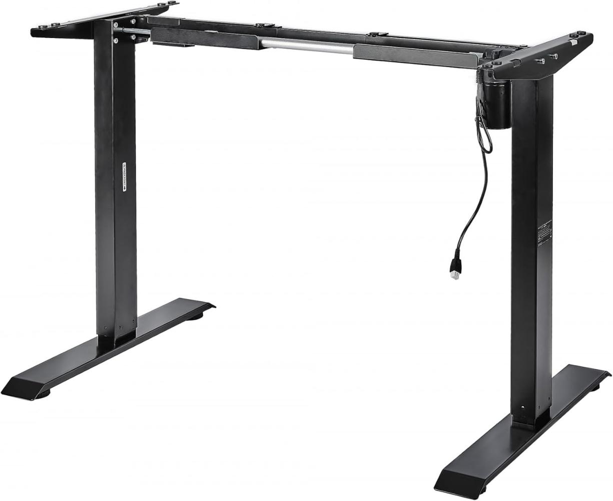 Iris Ohyama, Stehpult / Verstellbarer Stehpult / Elektrisch höhenverstellbarer Stehpult Sitz-Steh-Schreibtisch, USB-AnschlüsseBüro,Zuhause - Electric Adjustable Desk - HADFRB - Schwarz Bild 1