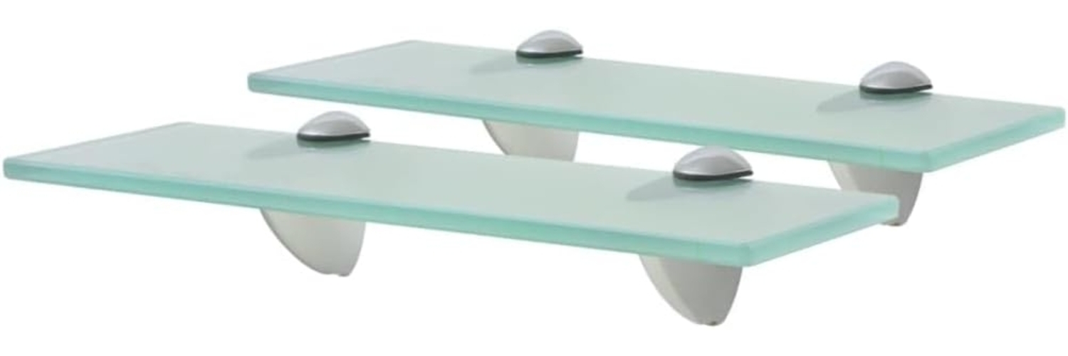 vidaXL Schwebende Regale 2 Stk. Glas 30x20 cm 8 mm [3051518] Bild 1