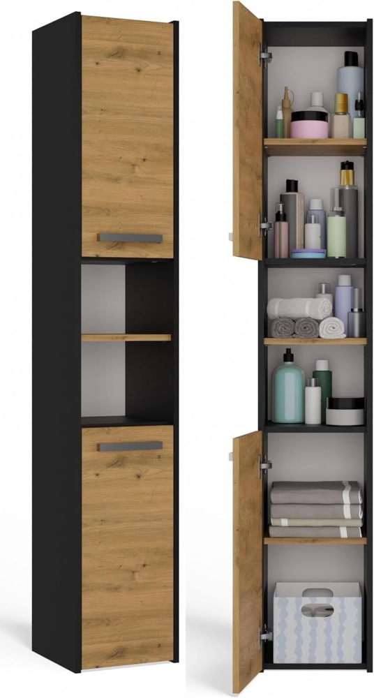 TOPESHOP Badkommode Badschrank & Aufbewahrung: Mehrzweckschrank und Kommoden Bild 1