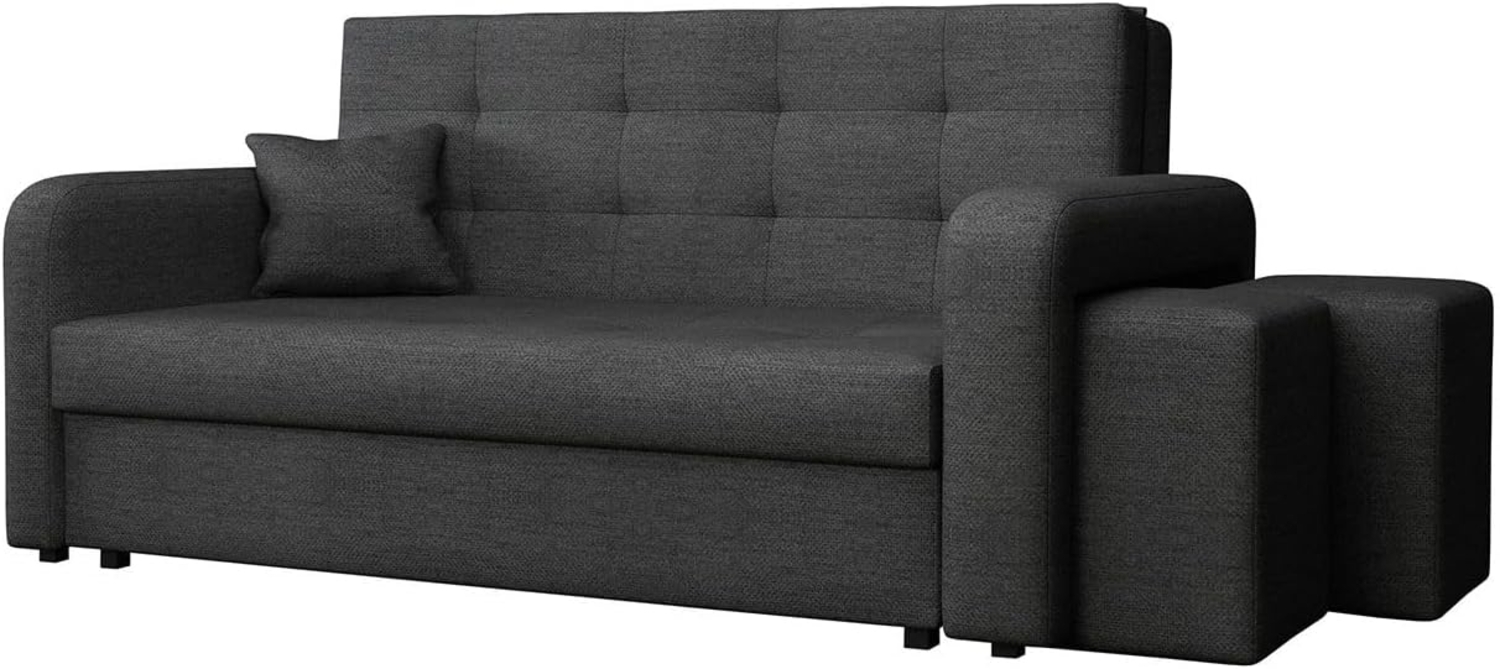 Schlafsofa Viva Home III, Nische für Hocker auf der rechten Seite, Farbe: Enjoy 24 Bild 1