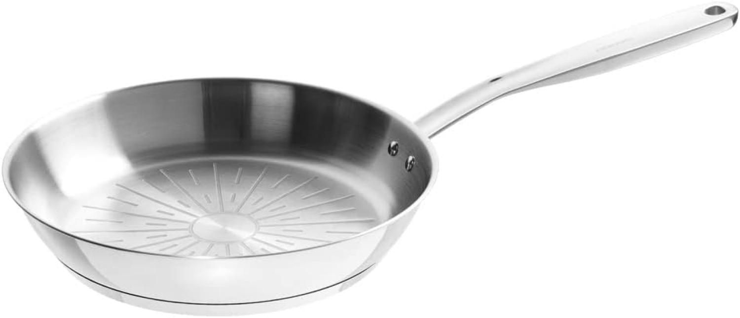 Fiskars All Steel Pure Rund Allzweckpfanne Edelstahl Keine Beschichtung 270 °C Aluminium Edelstahl Bild 1