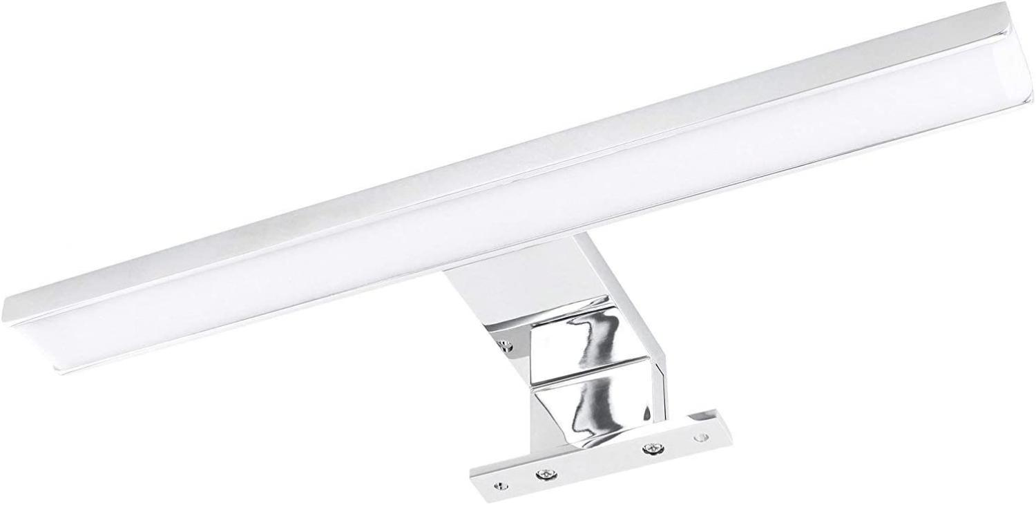 LED 2in1 Aluminium Spiegelleuchte IP44 - 6W tagesweiß Bild 1