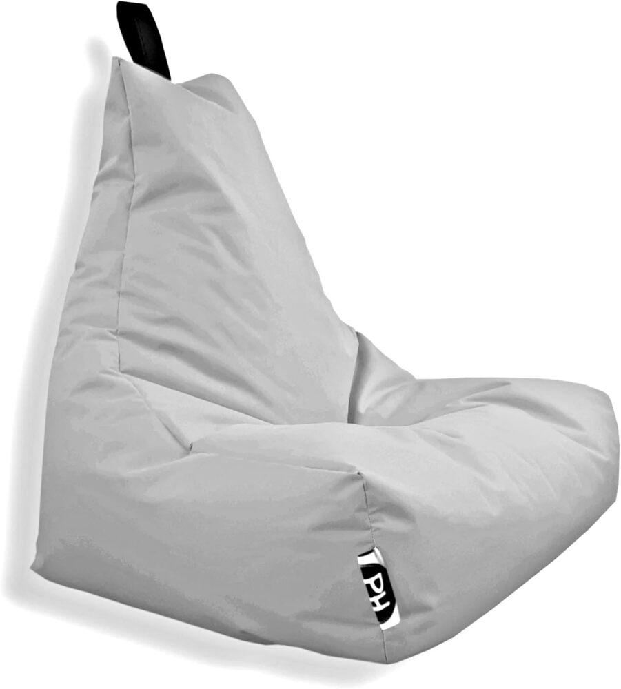 Patchhome Lounge Sessel XL Gamer Sessel Sitzsack Sessel Sitzkissen In & Outdoor geeignet fertig befüllt | XL - Grau - in 2 Größen und 25 Farben Bild 1