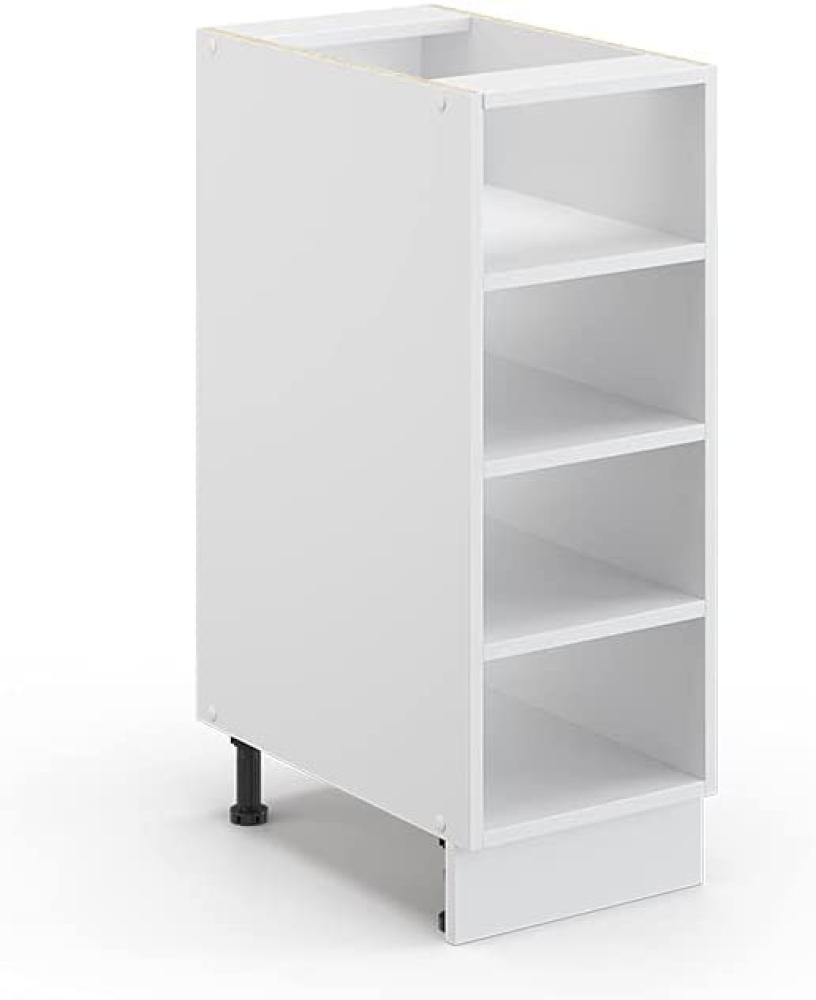 Vicco Küchenschrank Hängeschrank Unterschrank Küchenzeile Hochglanz Fame-Line (ohne Front, Unterschrank Regal 30 cm) Bild 1