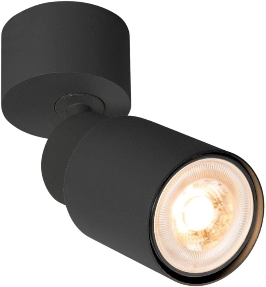 SLV PURI 2.0 Tube, Wand- und Deckenaufbauleuchte, 1x max. 6W GU10, schwarz - Wand- und Deckenleuchten Bild 1