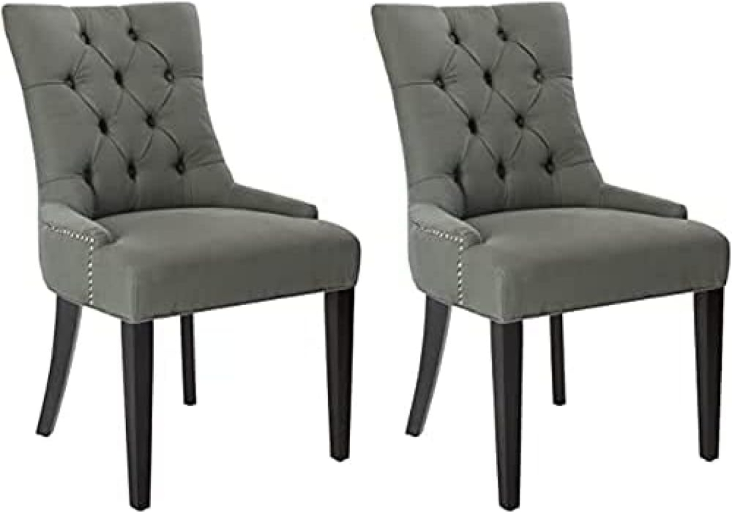 SAFAVIEH 2er Set Modern Gepolstert Stühle, Marineblau Bild 1