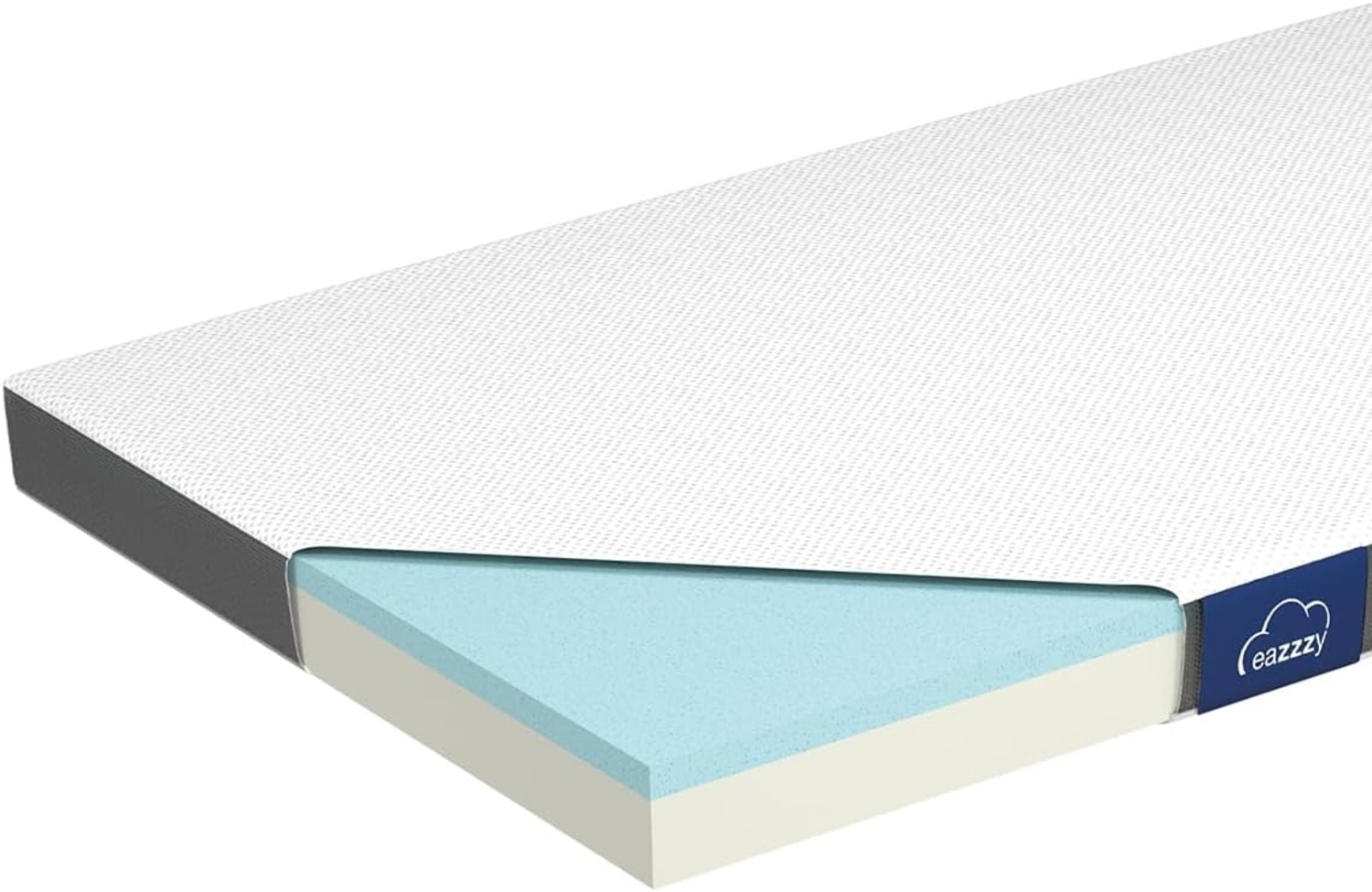 Genius Eazzzy Topper 200x200 cm - Matratzenauflage Matratzenschoner für Matratze & Boxspringbett - Viskoelastisch-er Matratzentopper Bettauflage für Allergiker aus Gelschaum Bild 1