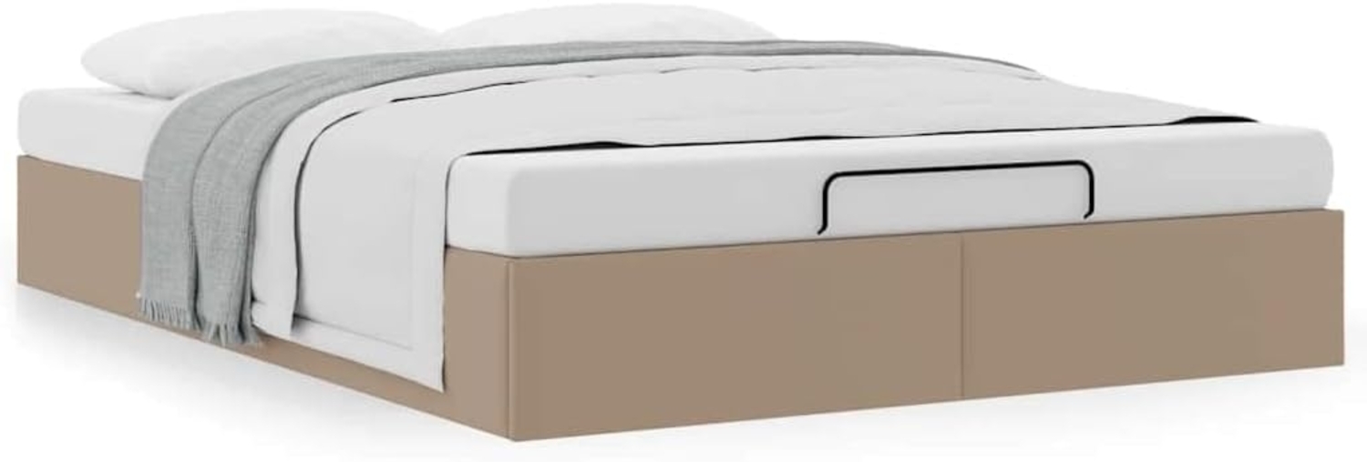 Ottoman-Bett ohne Matratze Cappucino 140x200cm Kunstleder 3310808 Bild 1