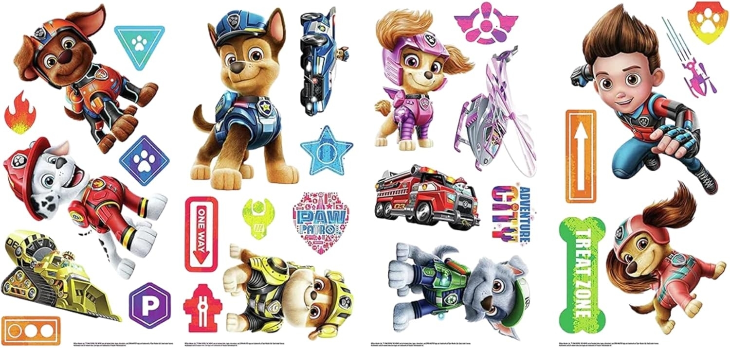 Paw Patrol Filmen / The Movie Wallstickers Bild 1
