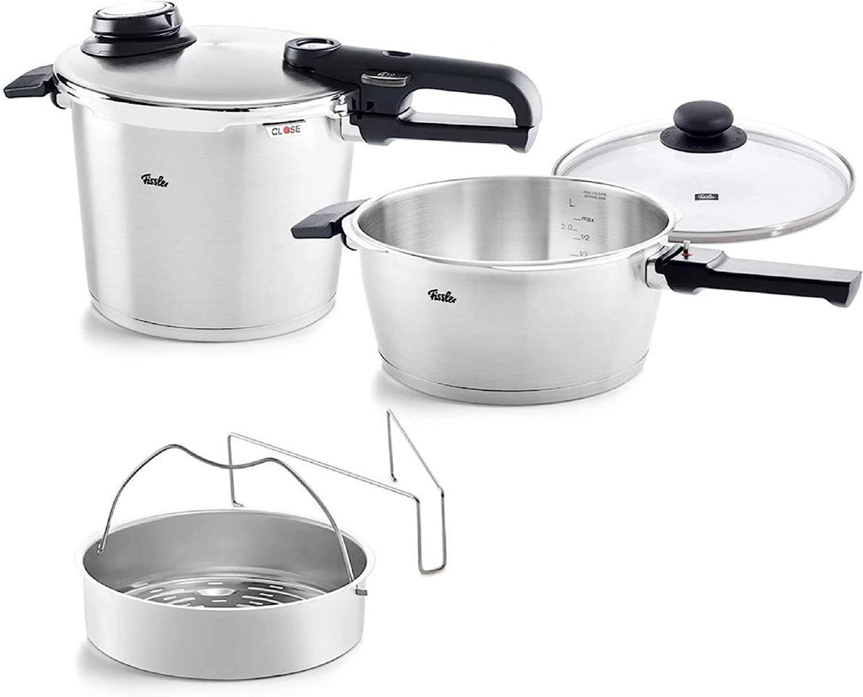 Fissler Vitavit® Premium Schnellkochtopf-Set 2-tlg. 22 cm / 6,0 + 2,5 Liter Bild 1