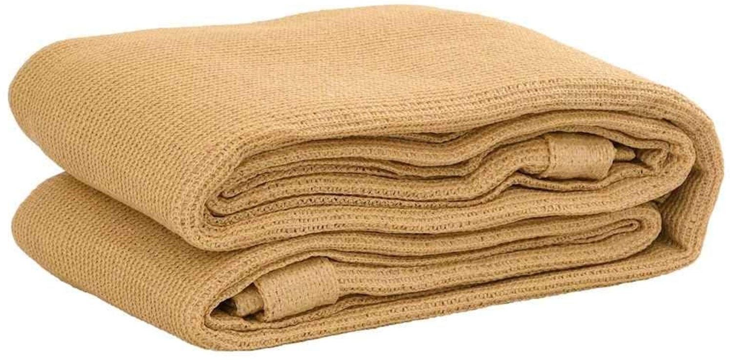 vidaXL Zeltteppich Sandfarbe 250x400 cm HDPE 4002295 Bild 1