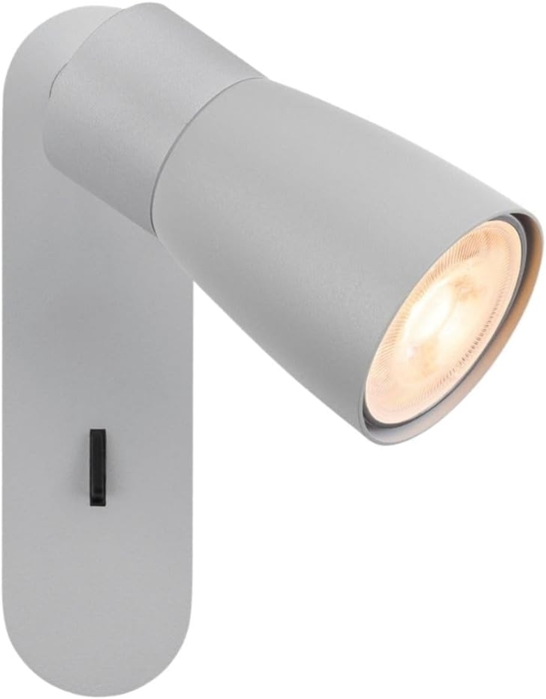 SLV PURI 2.0 Dome, Wand- und Deckenaufbauleuchte, Schalter, rechteckig, 1x max. 6W GU10, grau - Wand- und Deckenleuchten Bild 1