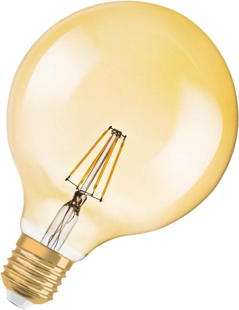 Osram LED-Lampe Vintage 1906 Globe 4W/824 (35W) Gold E27 Bild 1