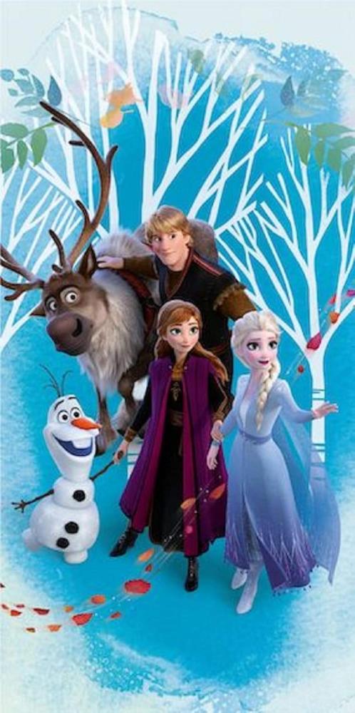 Eiskönigin Anna Elsa Olaf Frozen 2 Duschtuch Badetuch Handtuch 70 x 140cm Bild 1