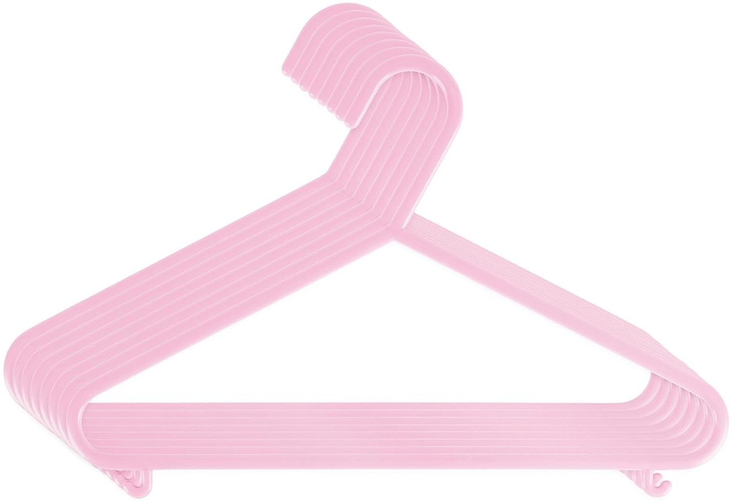 Bieco Kleiderbügel Kinder Rosa | Länge ca. 30 cm Baby Kleiderbügel | Kunststoff Kleiderbügel Kinder Baby |Baby Organiser Für Kleiderschrank | Kleiderbügel Baby |Baby Clothes Hangers,8 Stück(1er Pack) Bild 1