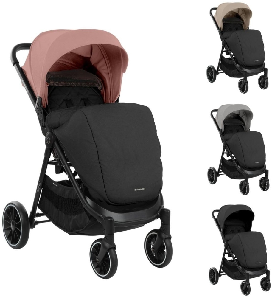 Kikkaboo Kinderwagen, Buggy Sarah faltbar verstellbar Getränkehalter bis 22 kg rosa Bild 1