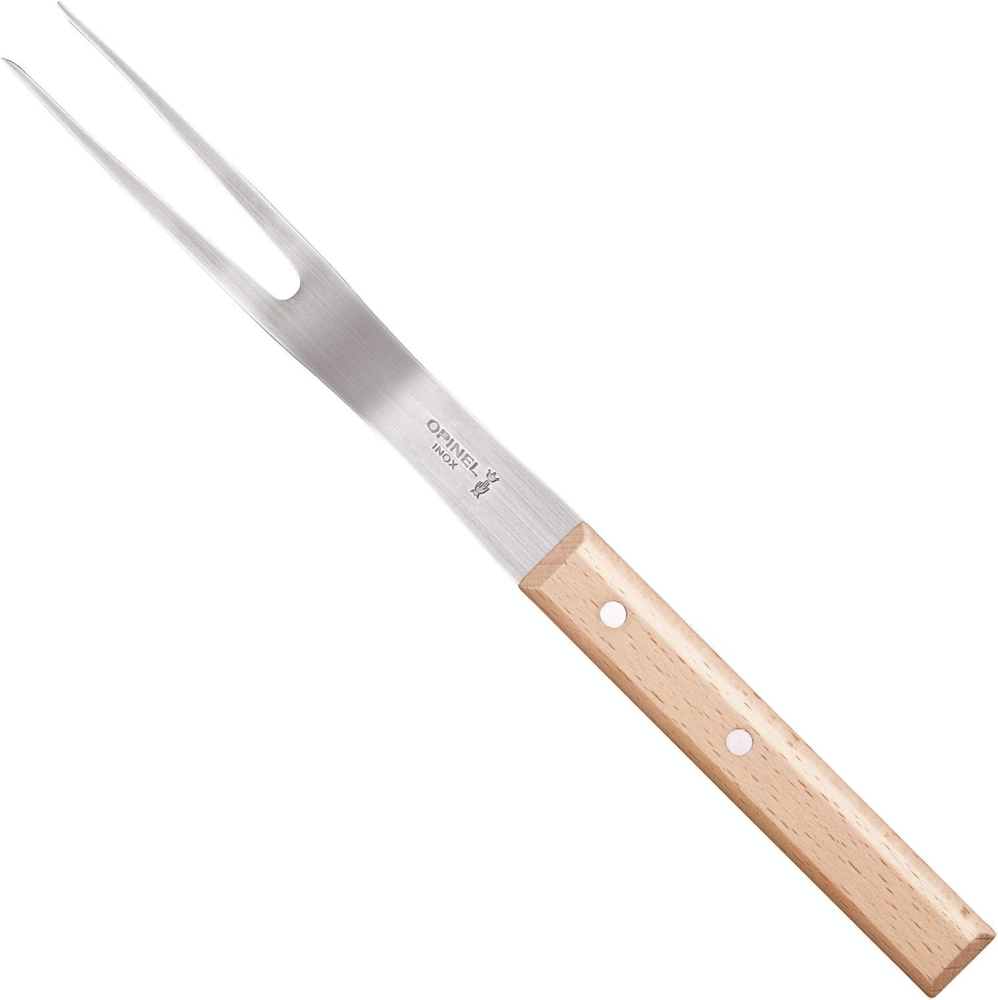 Opinel 'Classic Collection' Fleischgabel, Stahl/Buchenholz Silber/Natur, ‎35,56 cm Bild 1