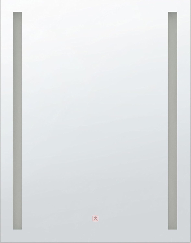 Badspiegel mit LED-Beleuchtung rechteckig 70x90 cm MARTINET Bild 1