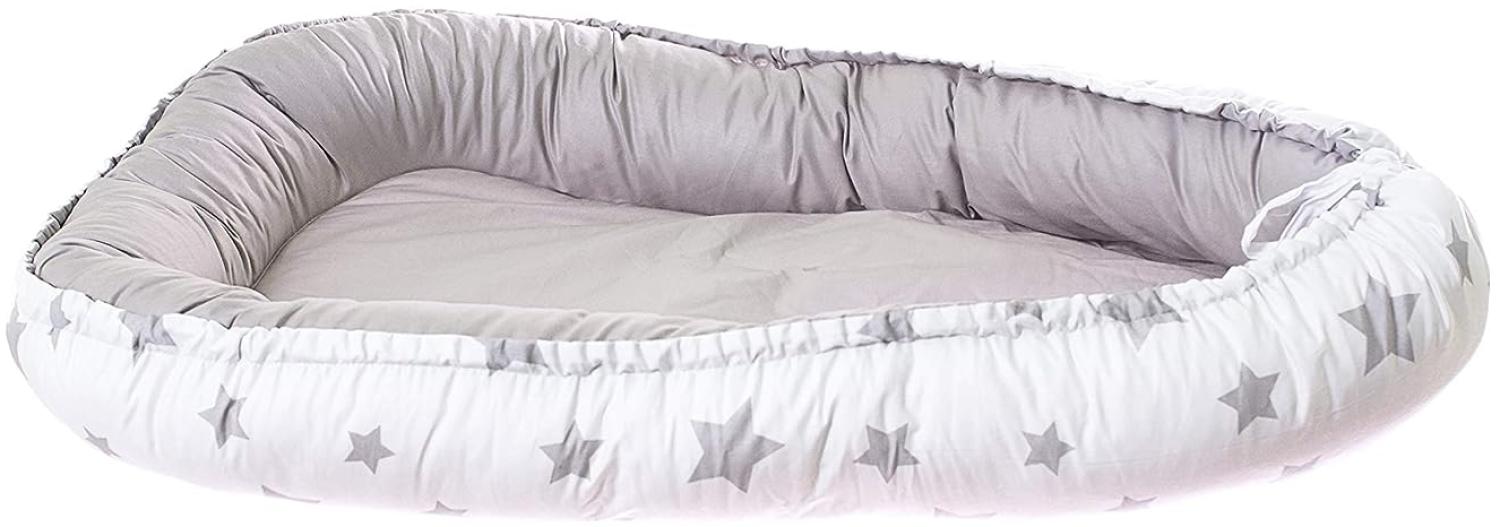 Multifunktionale Kuschelnest Babynest Kokon für Babys und Säuglinge, Nestchen, Reisebett, 100% Baumwolle, antiallergisch Bild 1