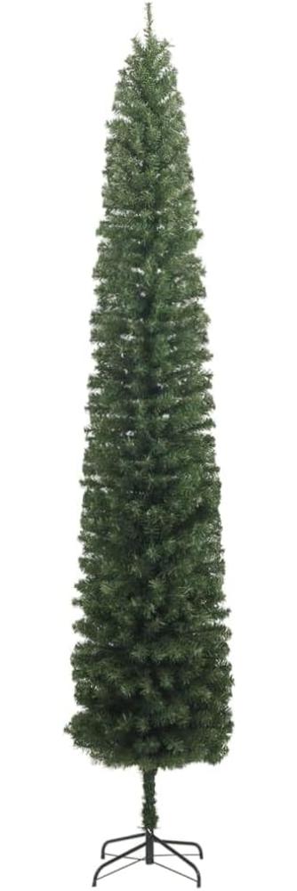 vidaXL Weihnachtsbaum Schlank mit Ständer 270 cm PVC 357684 Bild 1