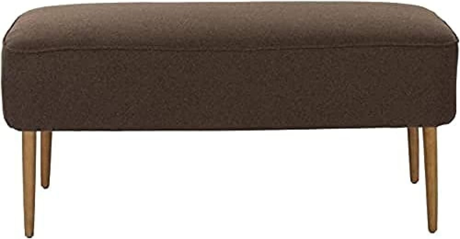 SAFAVIEH Upholstered Ottoman, in Brown, 100 X 50 X 45 Bild 1