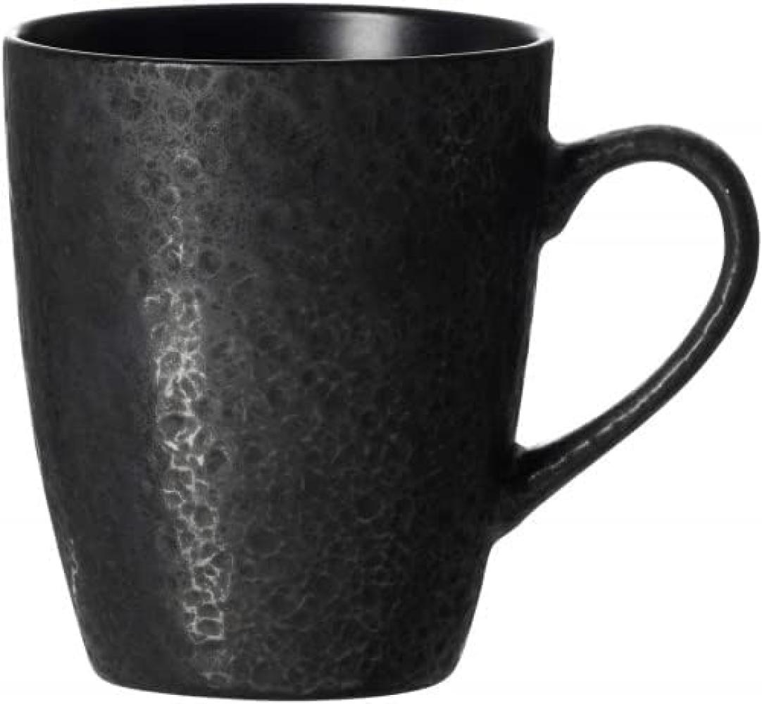 Ritzenhoff & Breker Becher Kitwe, Kaffeebecher, Teetasse, Kaffee Tasse, Steinzeug, Schwarz, 370 ml, 271409 Bild 1