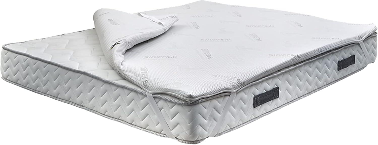 Dmora Topper erneuert die Matratze aus Memory Foam, 100% Made in Italy, Anti-Milben, hypoallergen und antibakteriell, cm 140x200h6 Bild 1