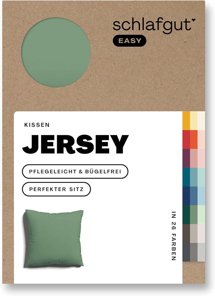 Schlafgut Kissenbezug EASY Jersey, (1 Stück), Kissenhülle mit Reißverschluss, weich und saugfähig, Kissenbezug Bild 1