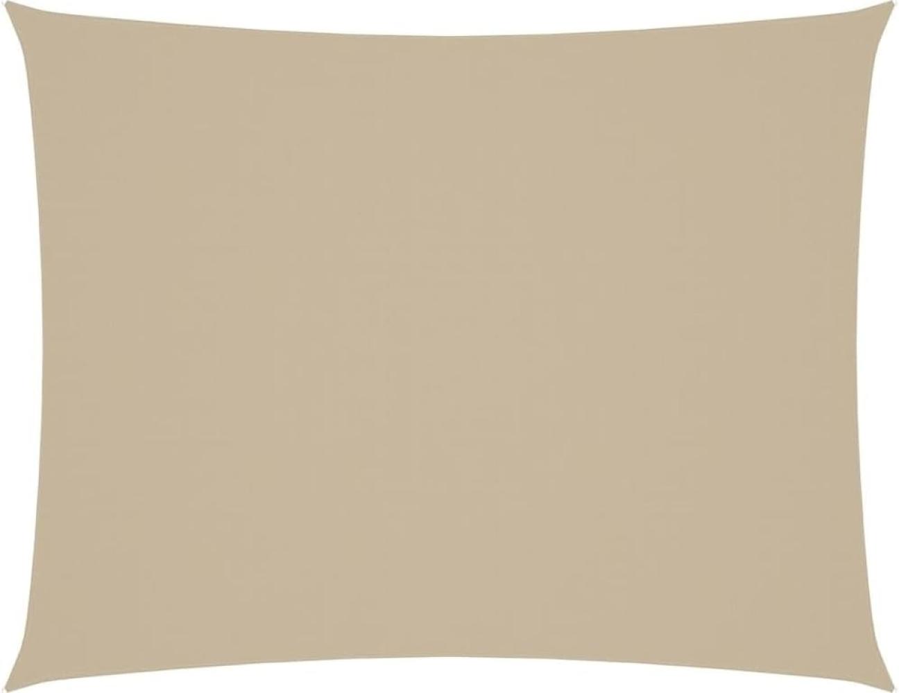 vidaXL Sonnensegel Oxford-Gewebe Rechteckig 3x4,5 m Beige 135156 Bild 1