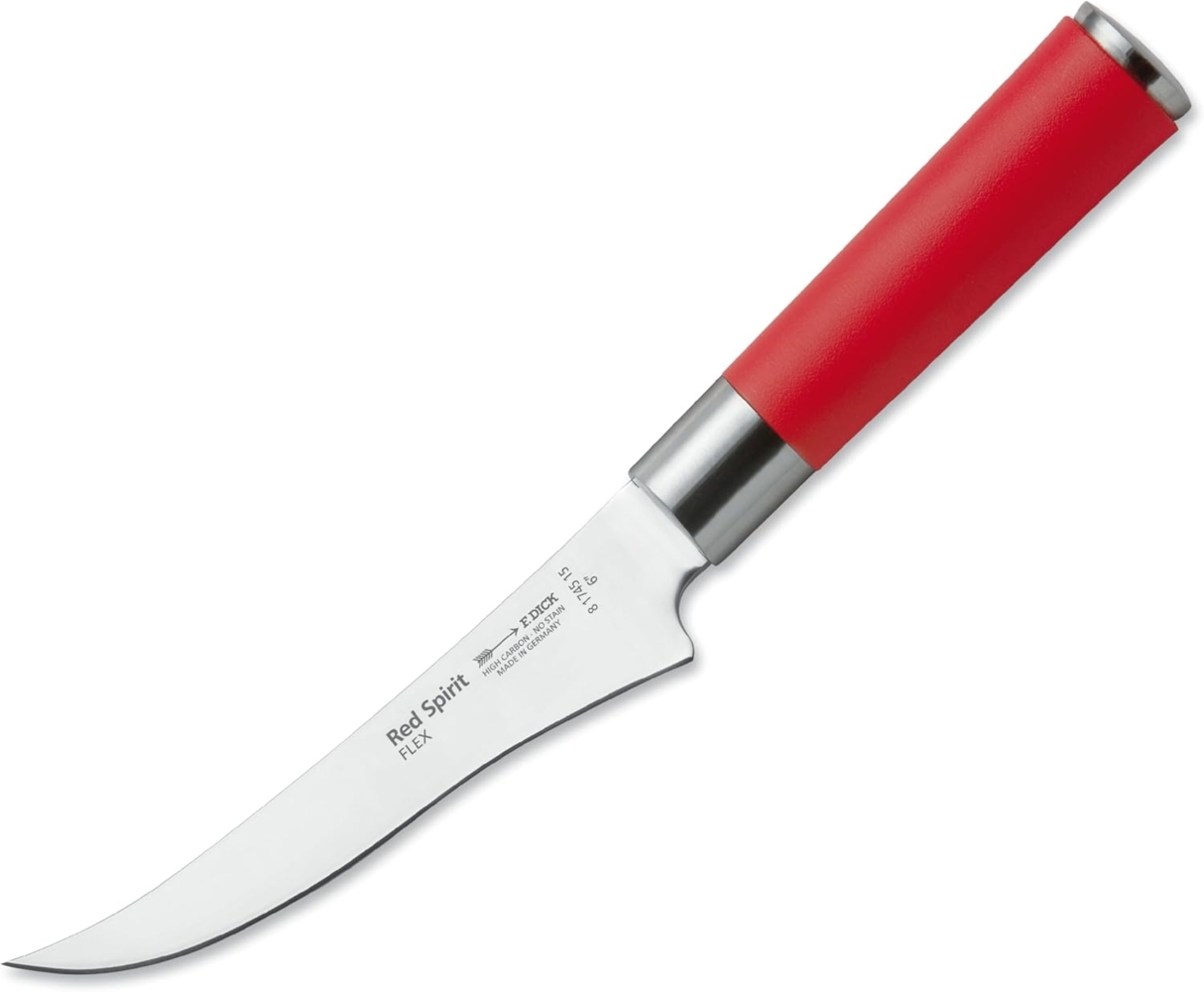 Friedrich Dick 'Red Spirit' Ausbeinmesser, Stahl / Kunststoff rot, 15 cm Bild 1