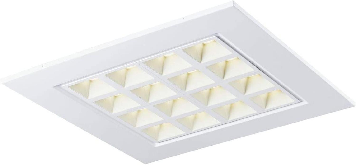 SLV 1003077 PAVONO 600x600 Indoor LED Deckeneinbauleuchte weiß 4000K UGR19 Bild 1