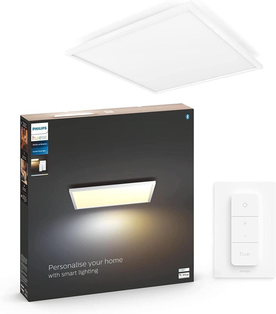 Philips Hue Aurelle Large Square Ceiling Panel Light - White Bild 1