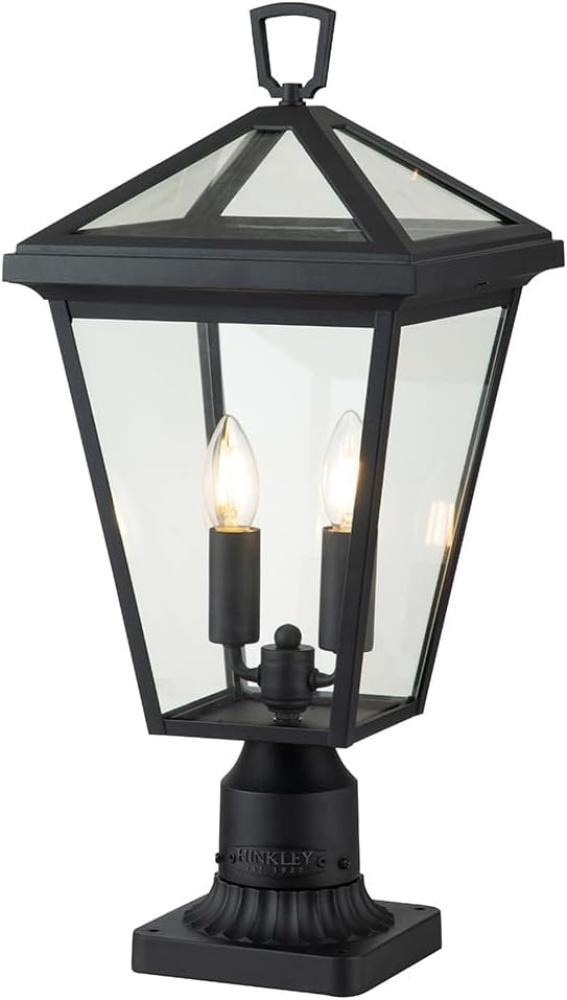 Elstead Alford Place Light Sockellaterne 2-flammig schwarz 51cm Bild 1