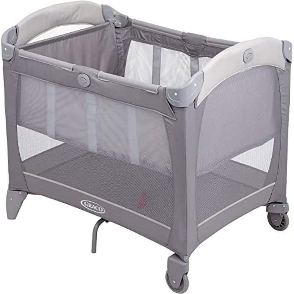 Graco Contour Stubenwagen Reisebett (Geburt bis circa 3 Jahre) mit Signature Graco Druckknopf-Falz, inklusive Tragetasche, Paloma 9E999PALEU 400 g (2er Pack) Bild 1