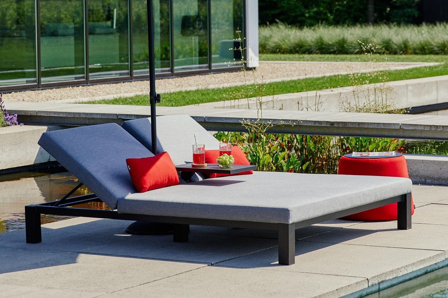 Daybed Eva Double (black / mid grey) Bild 1