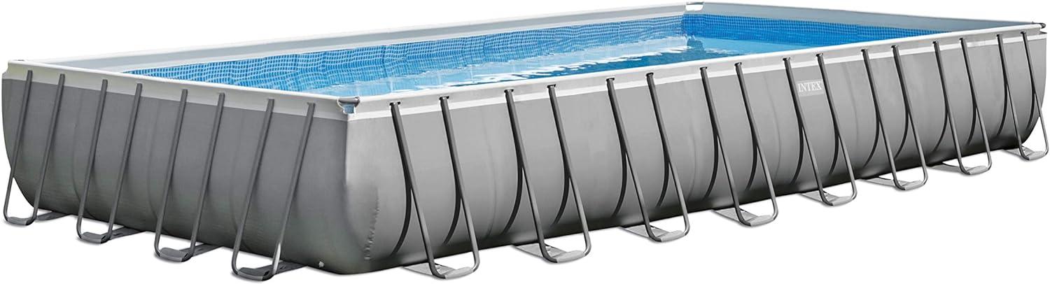 Intex Ultra Frame Pool Set, grau, 732x366x132cm Bild 1