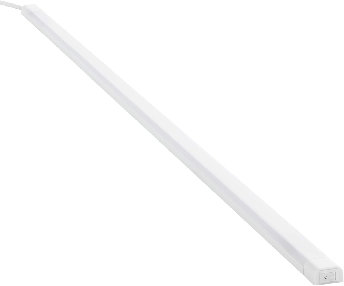 SEBSON Aufbauleuchte LED Unterbauleuchte 80cm, 12W, 1000lm, neutralweiß, Stecker & Schalter Bild 1