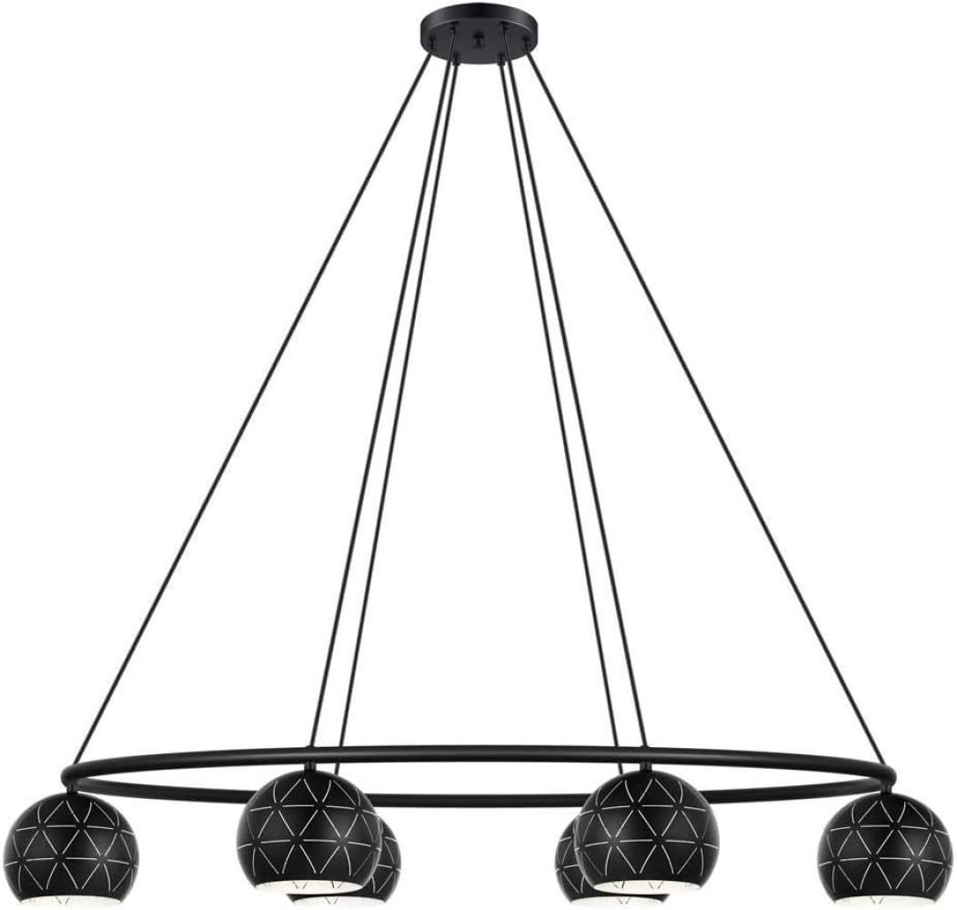 Eglo 98456 Pendelleuchte CANTALLOPS E14 6X40W schwarz L:115cm B:52cm H:110cm Bild 1