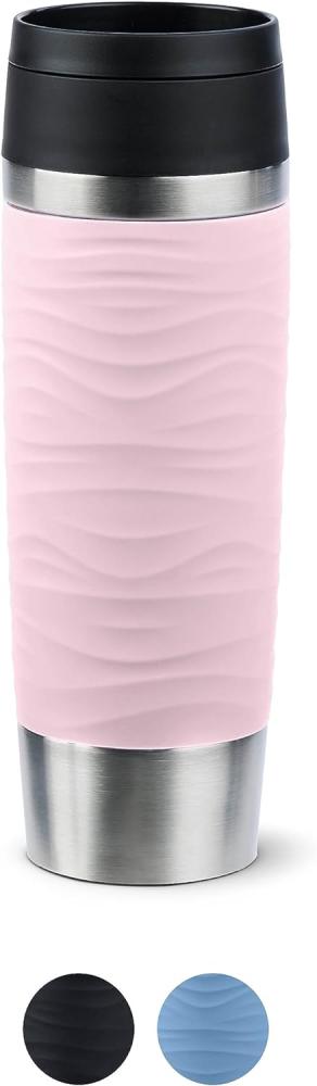 EMSA TRAVEL MUG Waves 0,5 L Pastellrosa Bild 1