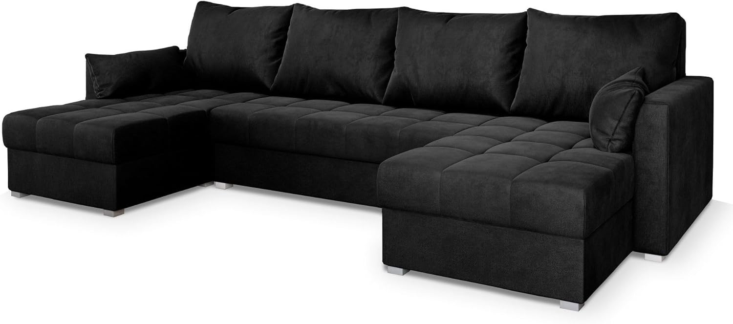 Masseno Ecksofa NAKO mit Schlaffunktion U-Form, Sofa mit Bettkasten Bild 1