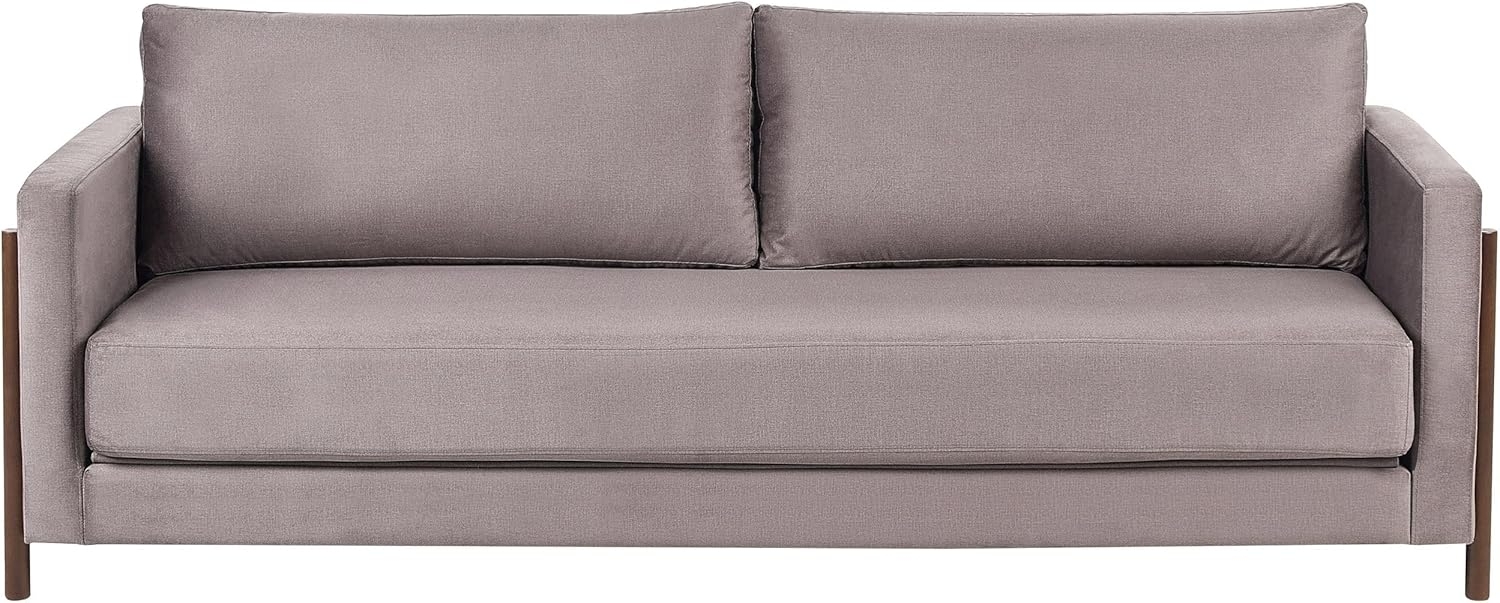 Schlafsofa 3-Sitzer ORSA Stoff Taupe Bild 1