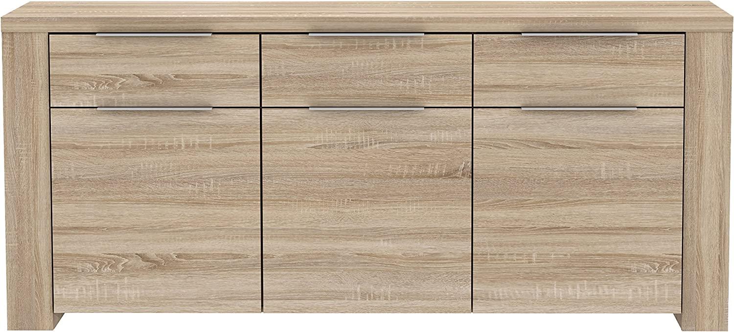 FORTE Calpe Sideboard, Holzwerkstoff, Beige, 188,4 x 83,2 x 50 cm Bild 1