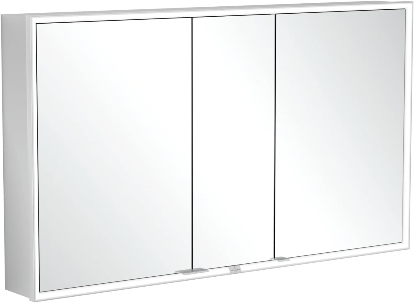Villeroy & Boch My View Now, Spiegelschrank für Wandeinbau mit Beleuchtung, 1300 x 750 x 167,5 mm, mit Sensordimmer, 3 Türen, A45613 - A4561300 Bild 1