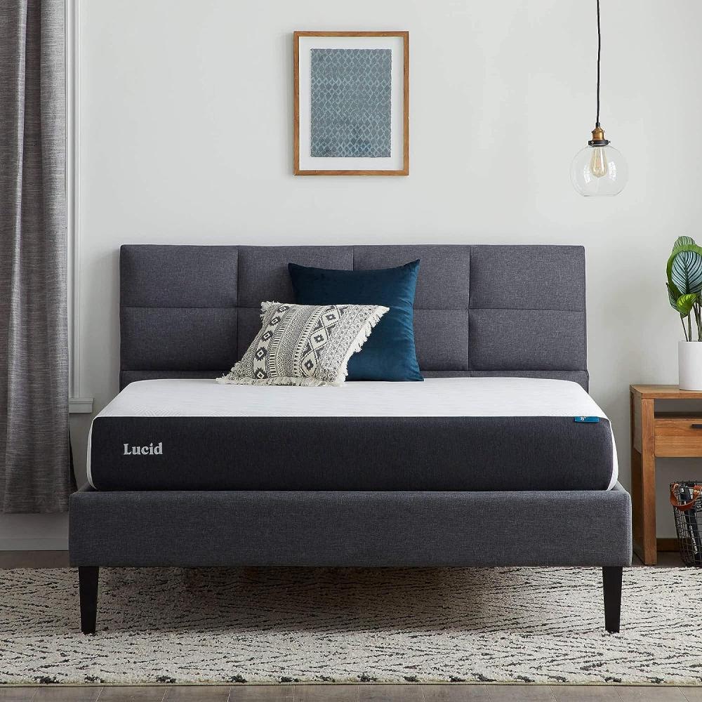 LUCID Kaltschaummatratze 180x200 cm, Weich H2 Matratze, 20cm hoch – mit atmungsaktivem Gelschaum & Bambuskohle – Rollmatratze für einfachen Versand Bild 1
