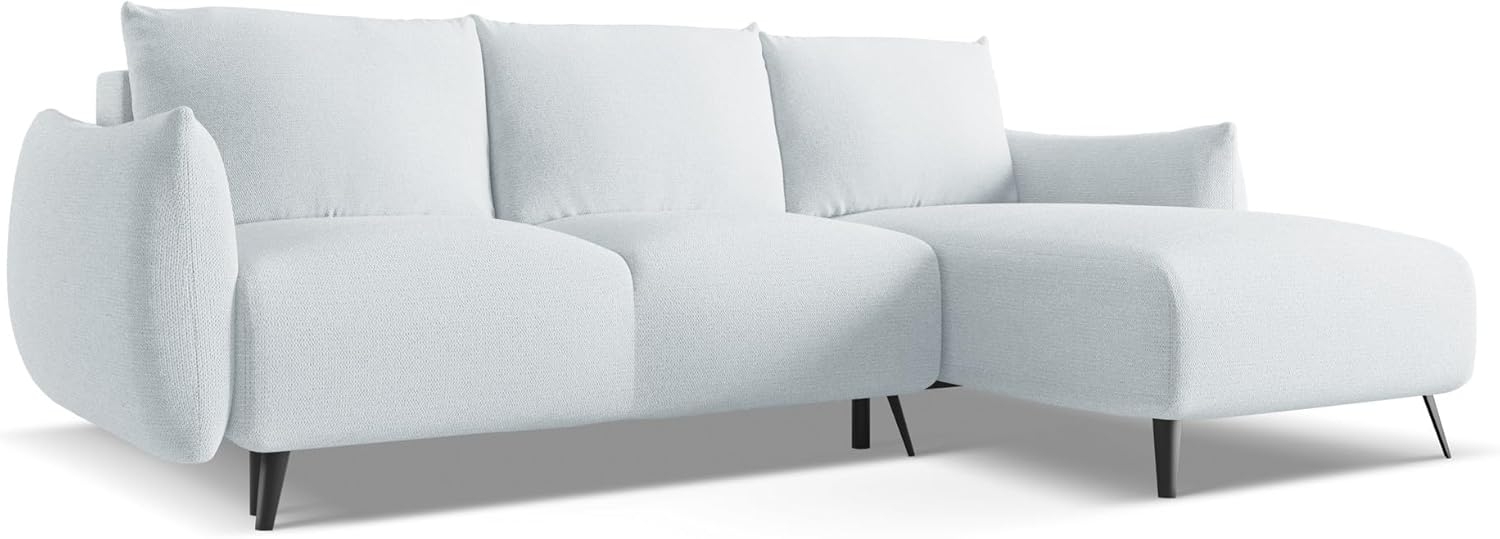 Ecksofa mit Schlaffunktion Rechts Malie in Strukturstoff Bild 1