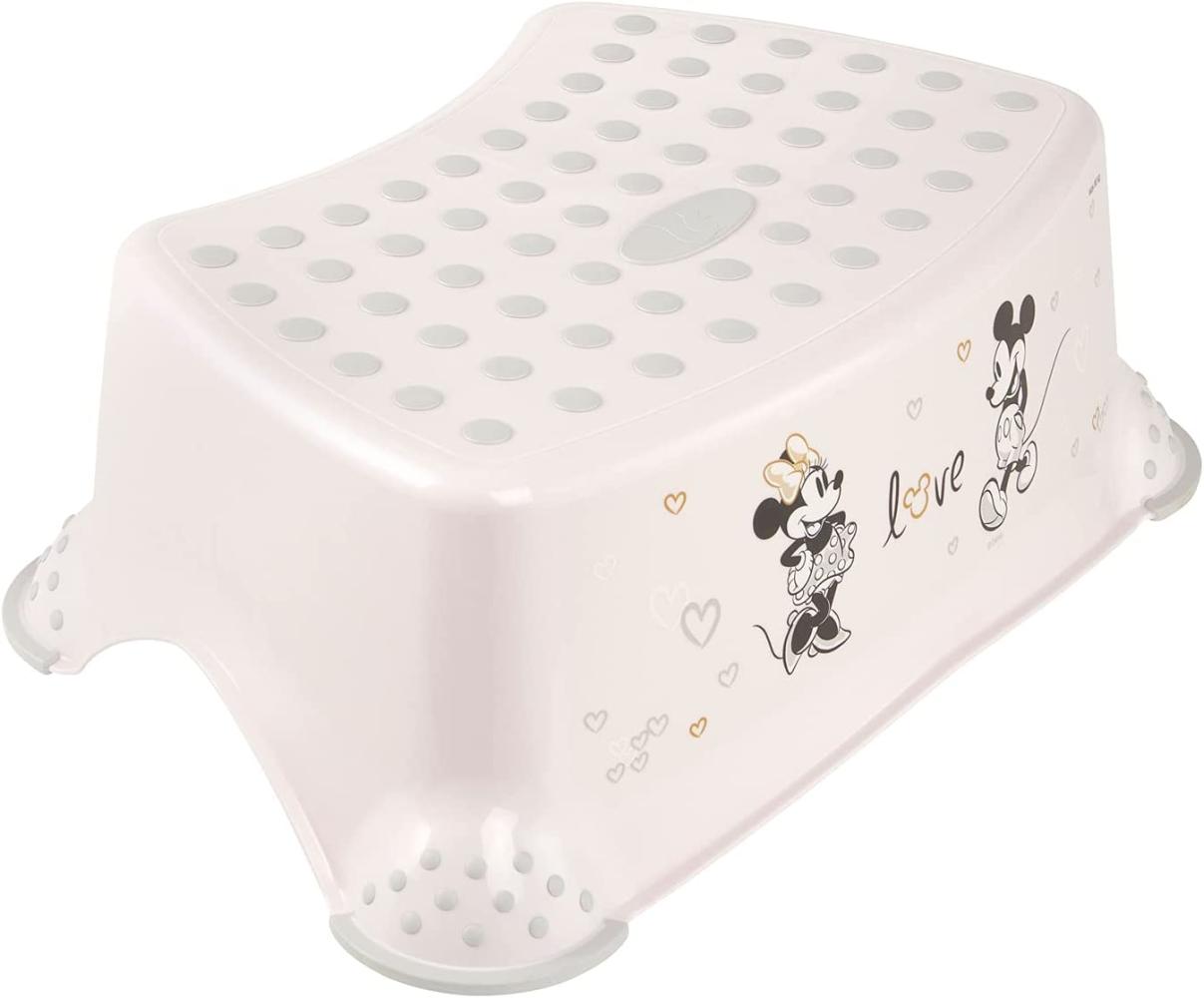 Keeeper Tritthocker mit Anti-Rutsch-Funktion Minnie Maus Rosa Bild 1