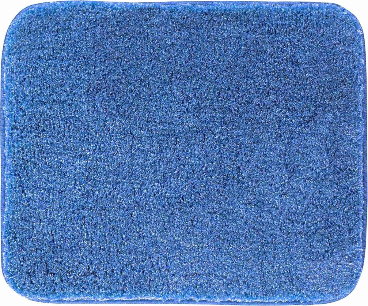 GRUND MELANGE Badematte 50 x 60 cm Blau Bild 1